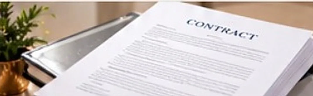 A contract readiness document on an executive desk